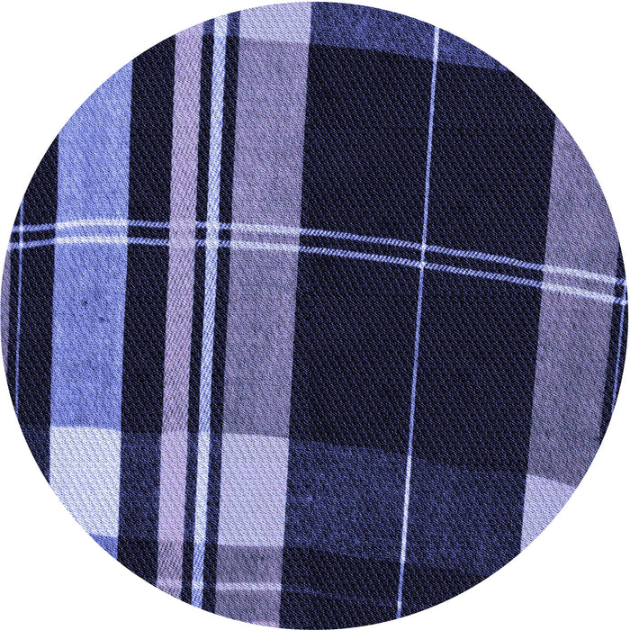 Square Patterned Medium Slate Blue Rug, pat2717blu