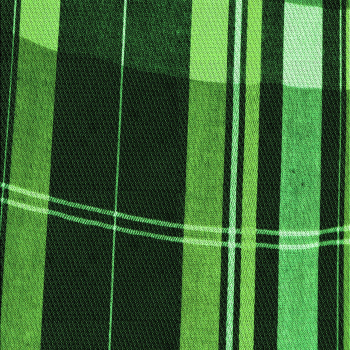 Patterned Dark Forest Green Rug, pat2717grn