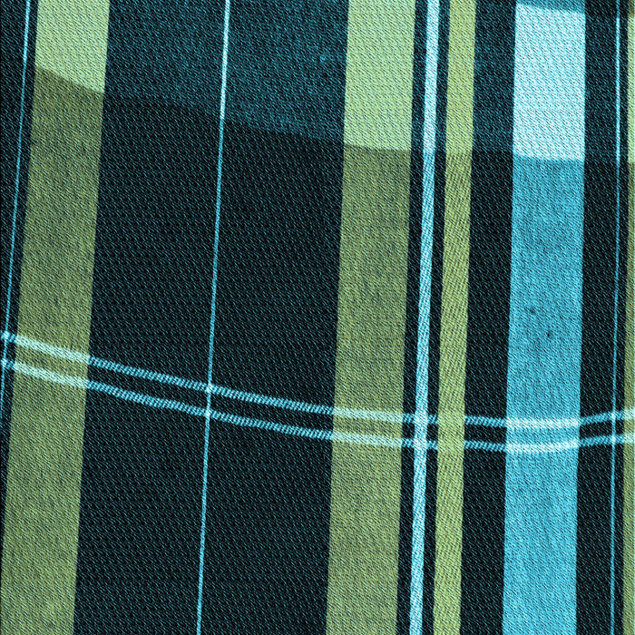 Patterned Mint Green Rug, pat2717lblu