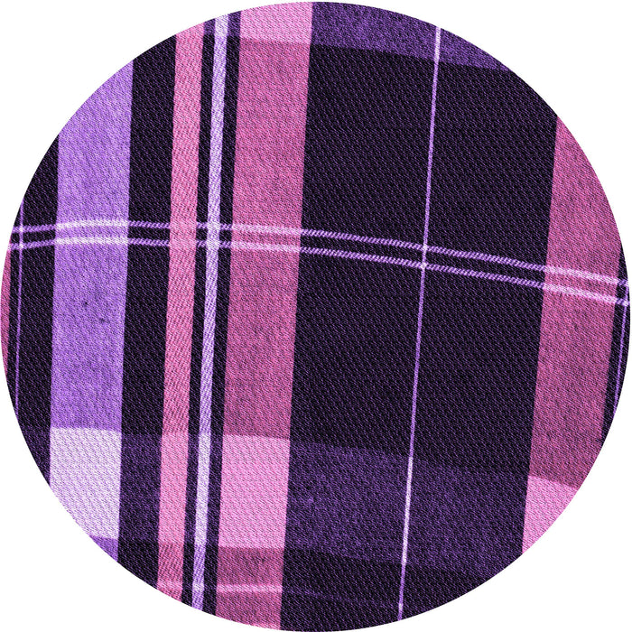 Square Patterned Dark Purple Rug, pat2717pur