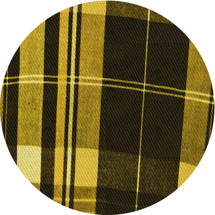 Square Patterned Caramel Brown Rug, pat2717yw