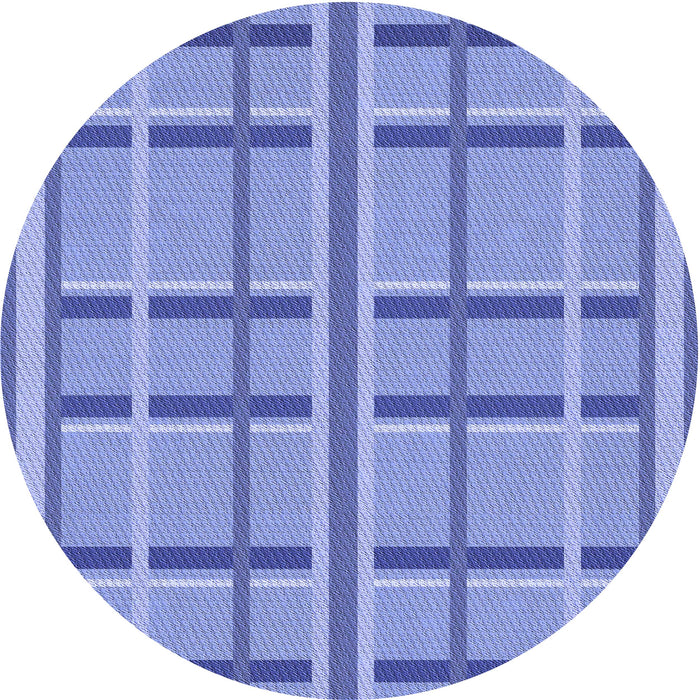 Square Patterned Sky Blue Rug, pat2718blu