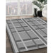 Machine Washable Transitional Cloud Gray Rug in a Family Room, wshpat2718gry