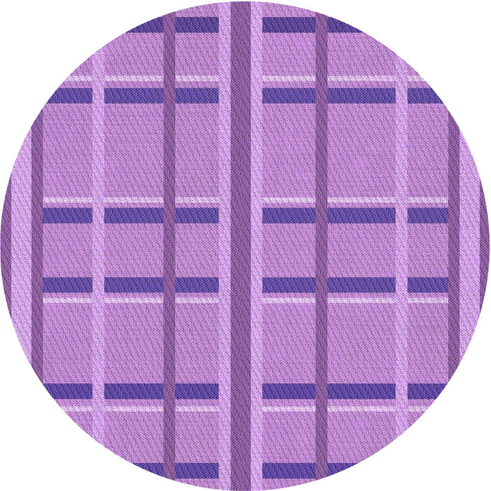 Square Machine Washable Transitional Violet Purple Rug in a Living Room, wshpat2718pur