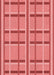 Patterned Ruby Red Rug, pat2718rd