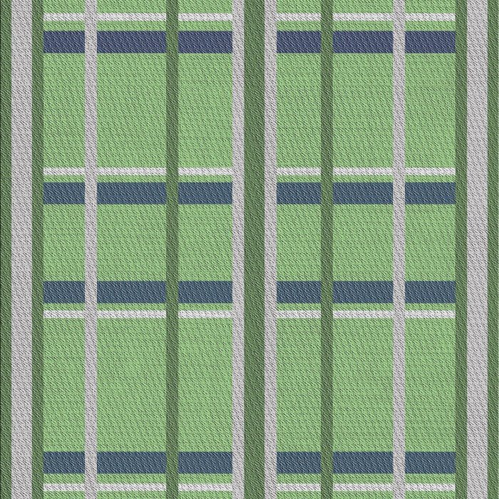 Patterned Light Green Novelty Rug, pat2718