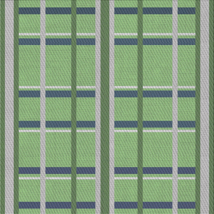 Sideview of Machine Washable Transitional Light Green Rug, wshpat2718