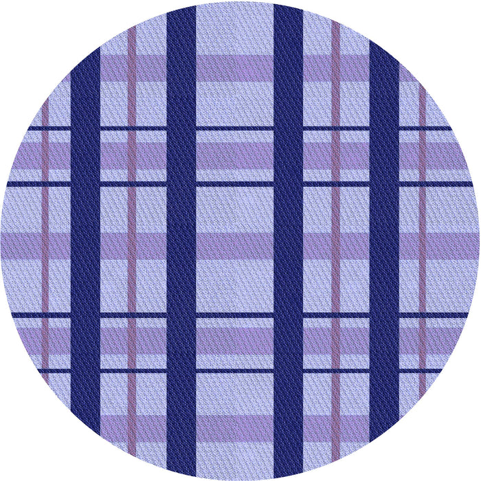 Square Patterned Slate Blue Rug, pat2719blu