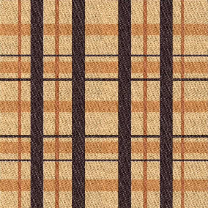 Round Patterned Orange Rug, pat2719brn