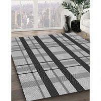 Patterned Cloud Gray Rug, pat2719gry