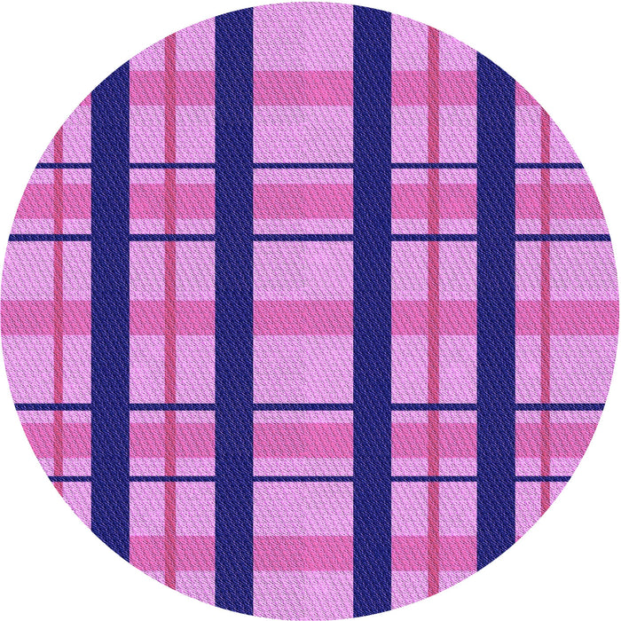 Square Machine Washable Transitional Violet Purple Rug in a Living Room, wshpat2719pur