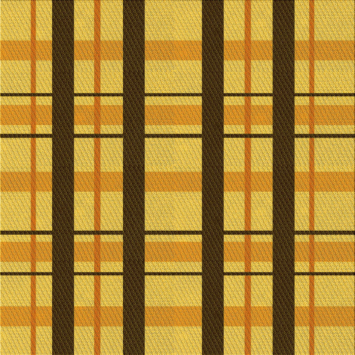 Round Patterned Saddle Brown Rug, pat2719yw