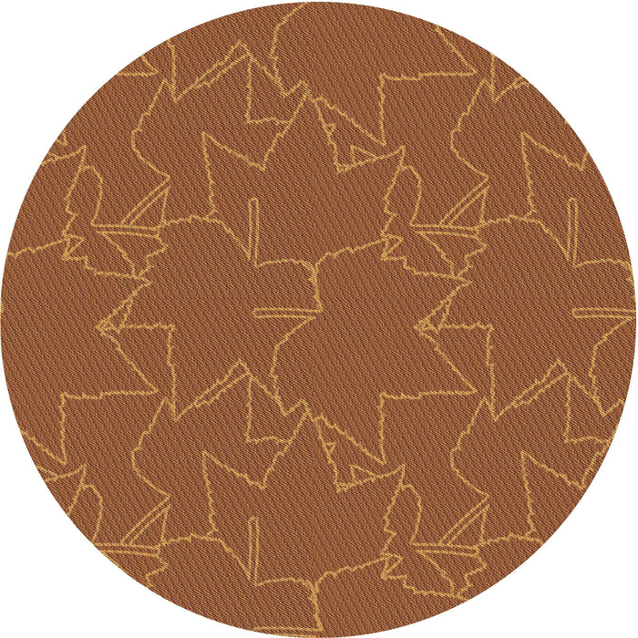 Square Machine Washable Transitional Orange Rug in a Living Room, wshpat272brn