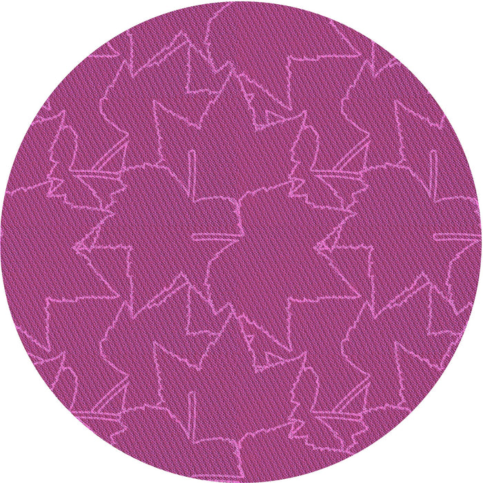 Square Machine Washable Transitional Neon Pink Rug in a Living Room, wshpat272pur