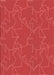 Machine Washable Transitional Red Rug, wshpat272rd