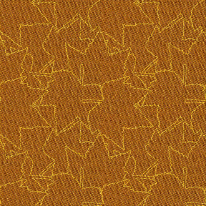 Round Patterned Neon Orange Rug, pat272yw