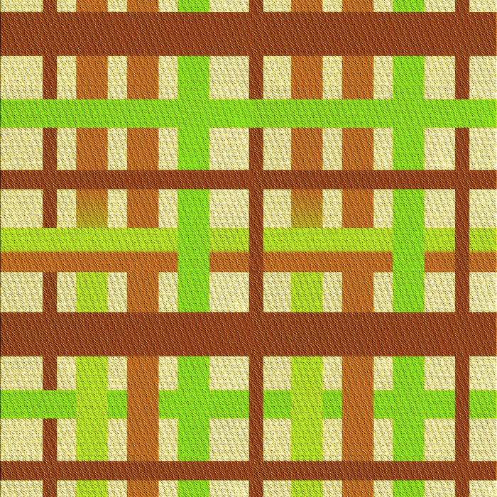 Patterned Green Yellow Green Rug, pat2720yw