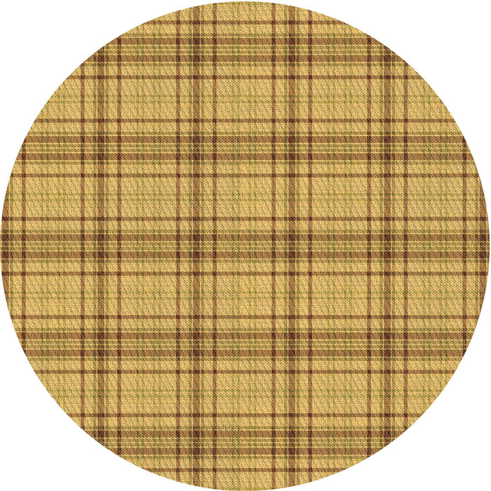 Square Patterned Dark Bisque Brown Rug, pat2721brn