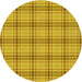 Square Machine Washable Transitional Deep Yellow Rug in a Living Room, wshpat2721yw