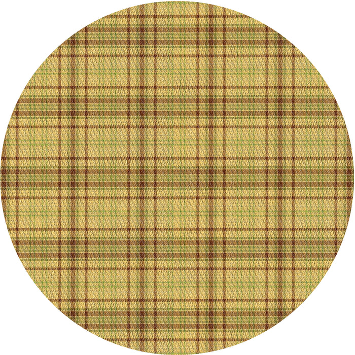 Square Machine Washable Transitional Bright G Yellow Rug, wshpat2721