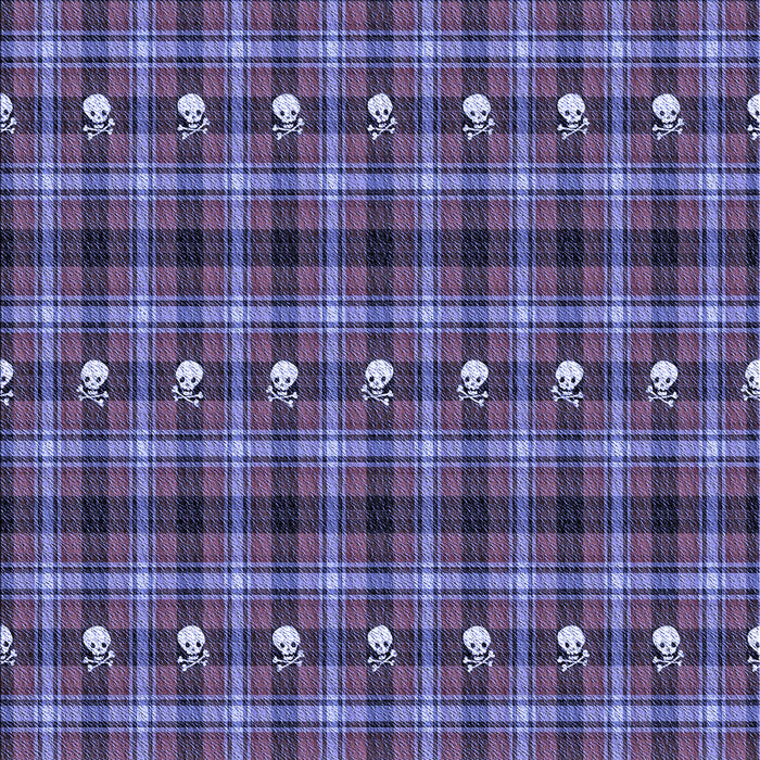 Patterned Medium Slate Blue Rug, pat2722blu