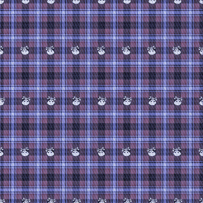 Round Patterned Medium Slate Blue Rug, pat2722blu