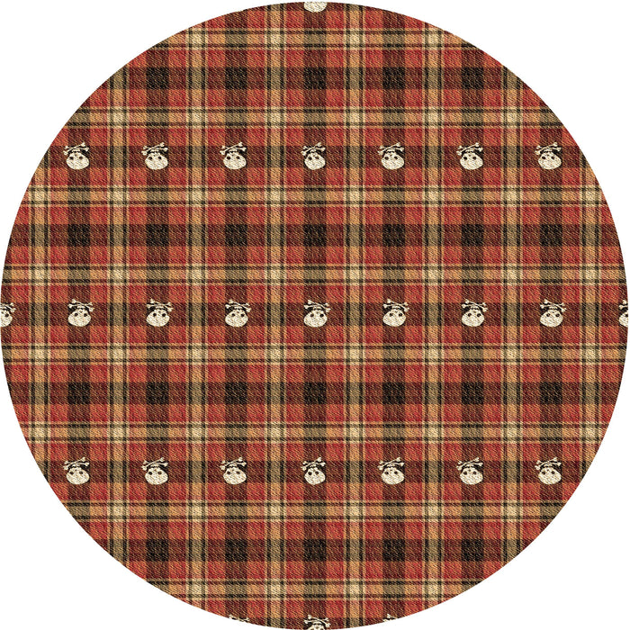 Square Machine Washable Transitional Tomato Red Rug in a Living Room, wshpat2722brn