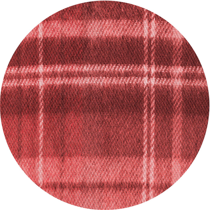 Square Patterned Red Rug, pat2723rd