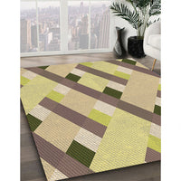 Patterned Brown Rug, pat2724brn