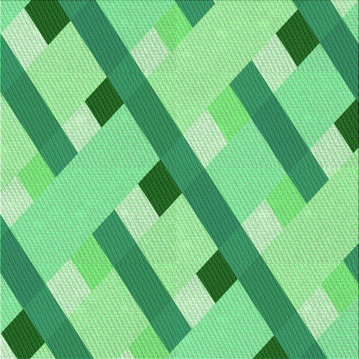 Round Patterned Jade Green Rug, pat2724grn