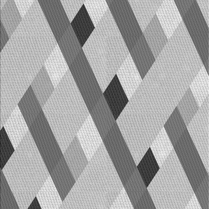 Machine Washable Transitional Platinum Silver Gray Rug, wshpat2724gry