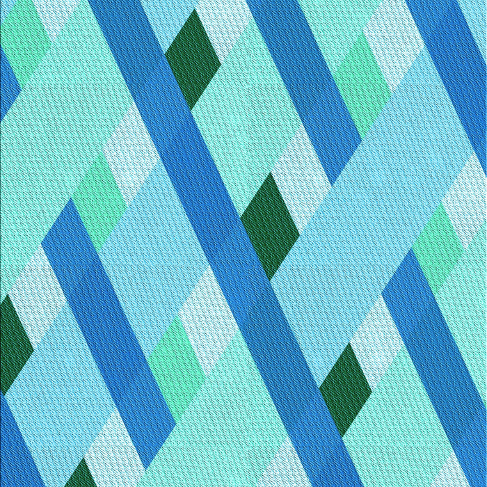 Machine Washable Transitional Dark Turquoise Green Rug, wshpat2724lblu