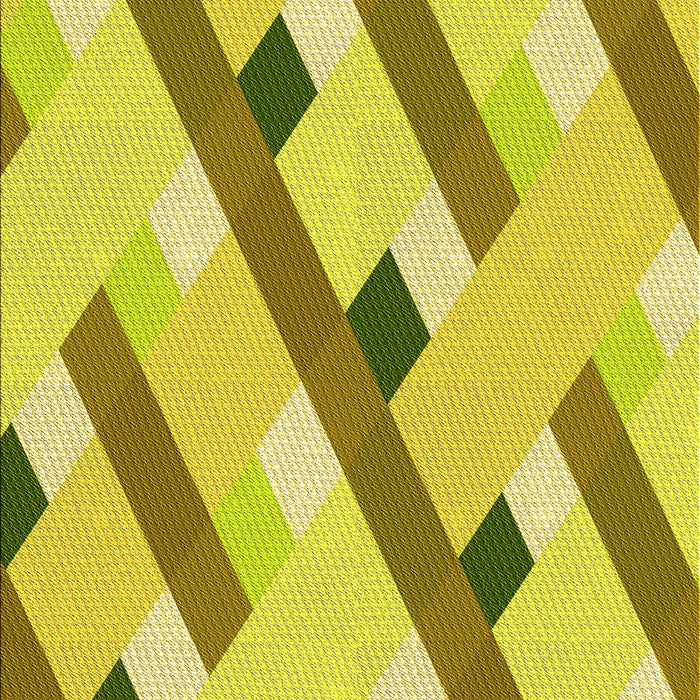 Patterned Yellow Rug, pat2724yw