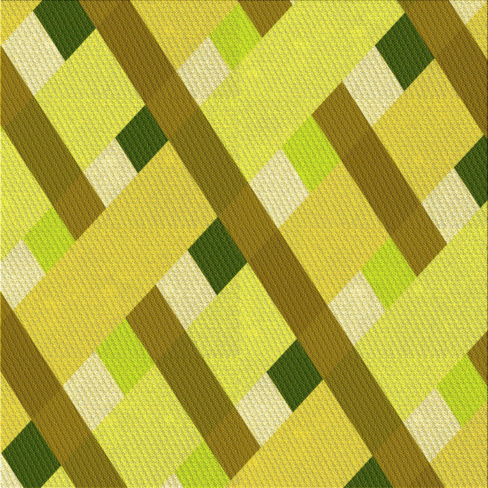 Round Patterned Yellow Rug, pat2724yw