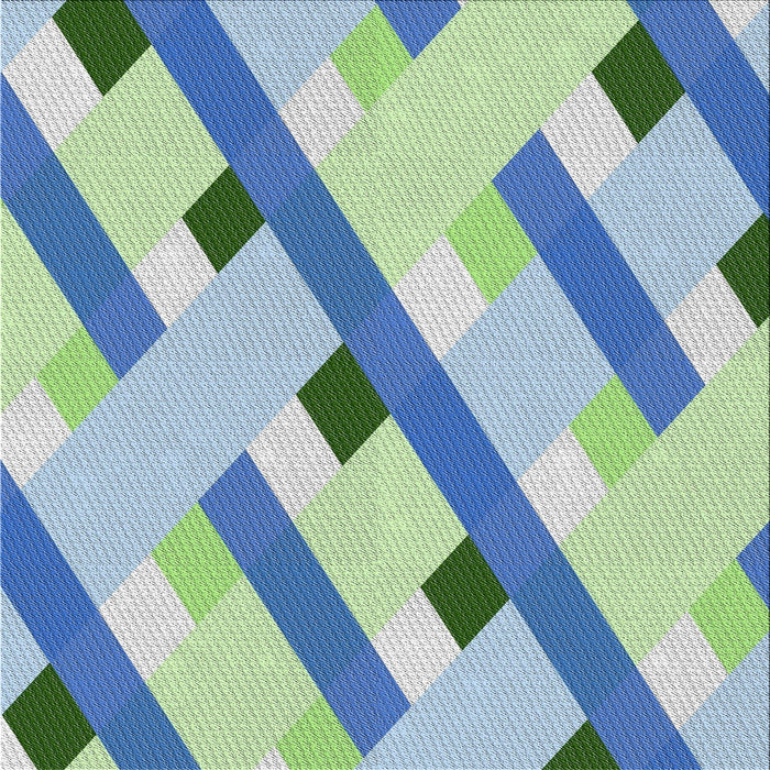 Sideview of Machine Washable Transitional Steel Blue Rug, wshpat2724