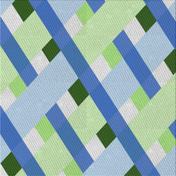 Square Patterned Steel Blue Novelty Rug, pat2724