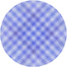 Square Patterned Light Slate Blue Rug, pat2725blu