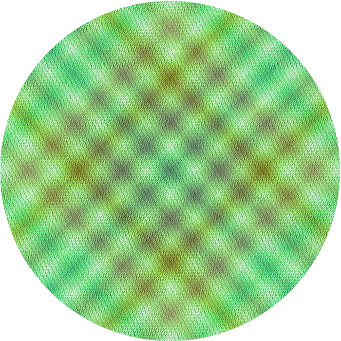 Square Patterned Green Rug, pat2725grn