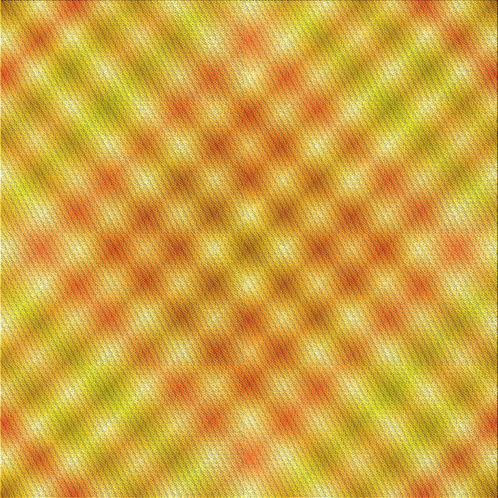 Round Patterned Neon Orange Rug, pat2725yw