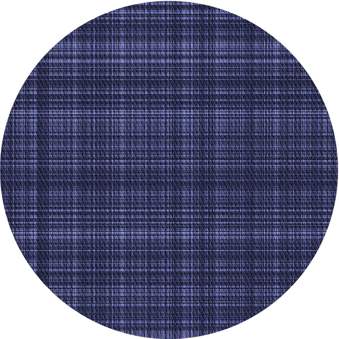 Square Patterned Night Blue Rug, pat2726blu
