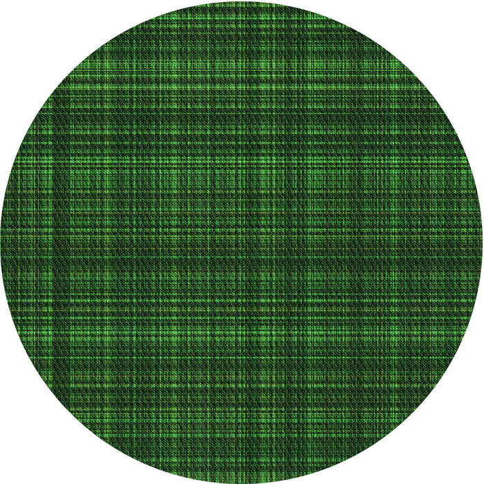 Square Machine Washable Transitional Green Rug in a Living Room, wshpat2726grn