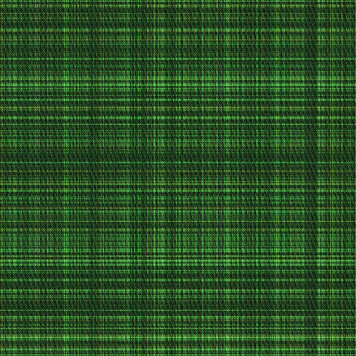 Machine Washable Transitional Green Rug, wshpat2726grn