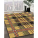 Machine Washable Transitional Red Brown Rug in a Family Room, wshpat2727brn