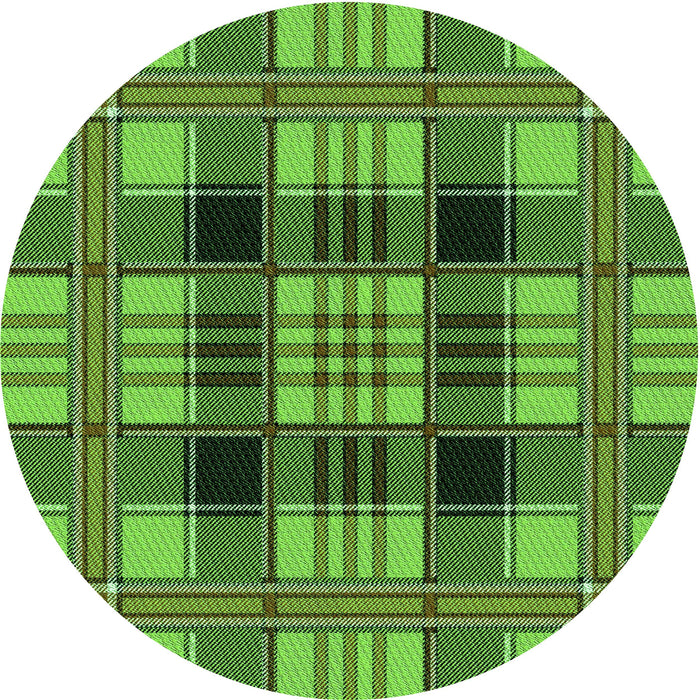 Square Patterned Emerald Green Rug, pat2727grn