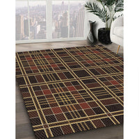 Patterned Light Brown Rug, pat2728brn