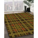 Patterned Red Rug in Family Room, pat2728yw