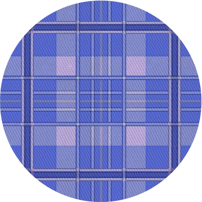 Square Patterned Sky Blue Rug, pat2729blu