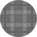 Square Patterned Gray Rug, pat2729gry