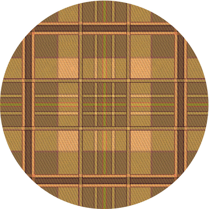 Square Machine Washable Transitional Saddle Brown Rug in a Living Room, wshpat2729org