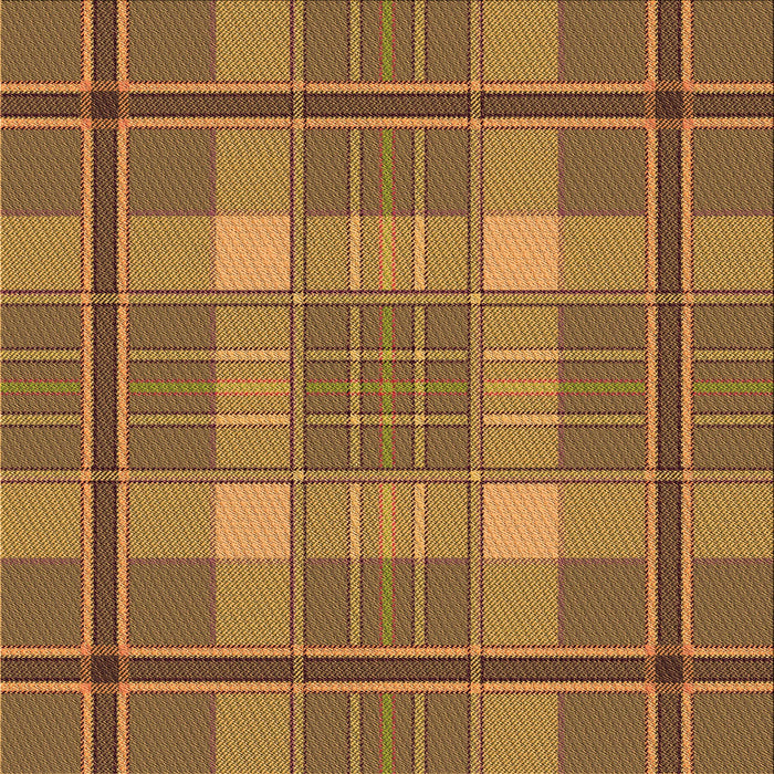 Round Patterned Saddle Brown Rug, pat2729org